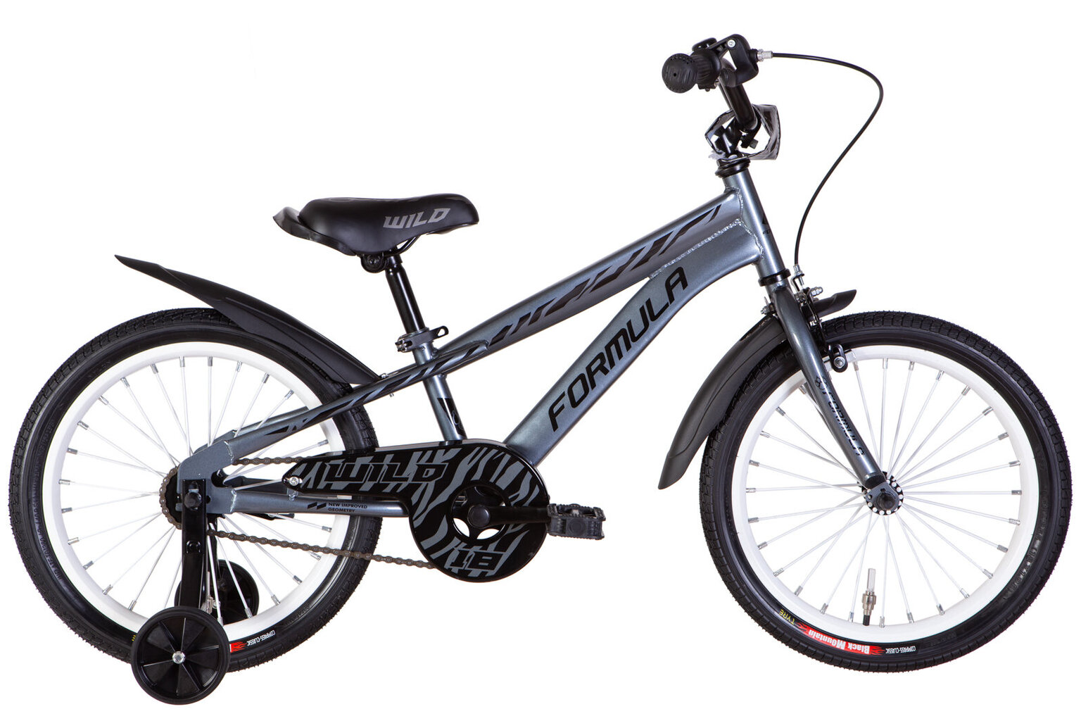 Bicycle 18" Formula WILD piduriraam-9" hall, mu koos poritiibaga hind ja info | Jalgrattad | kaup24.ee