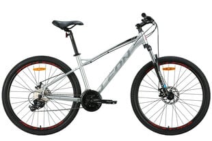 Jalgratta AL 27,5" Leon XC 100 raam-16,5" hall mua ja punasega hind ja info | Jalgrattad | kaup24.ee