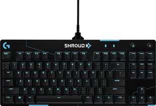 Logitech G Pro X Shroud Edition, GX Red, US hind ja info | Klaviatuurid | kaup24.ee