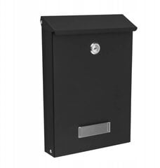 Почтовый ящик PostMaster Black, 18x26 см цена и информация | Почтовые ящики | kaup24.ee