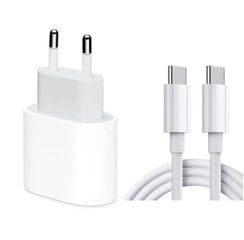 Samsung kiirlaadija - adapter + kaabel 20W USB-C, 2m hind ja info | Mobiiltelefonide laadijad | kaup24.ee