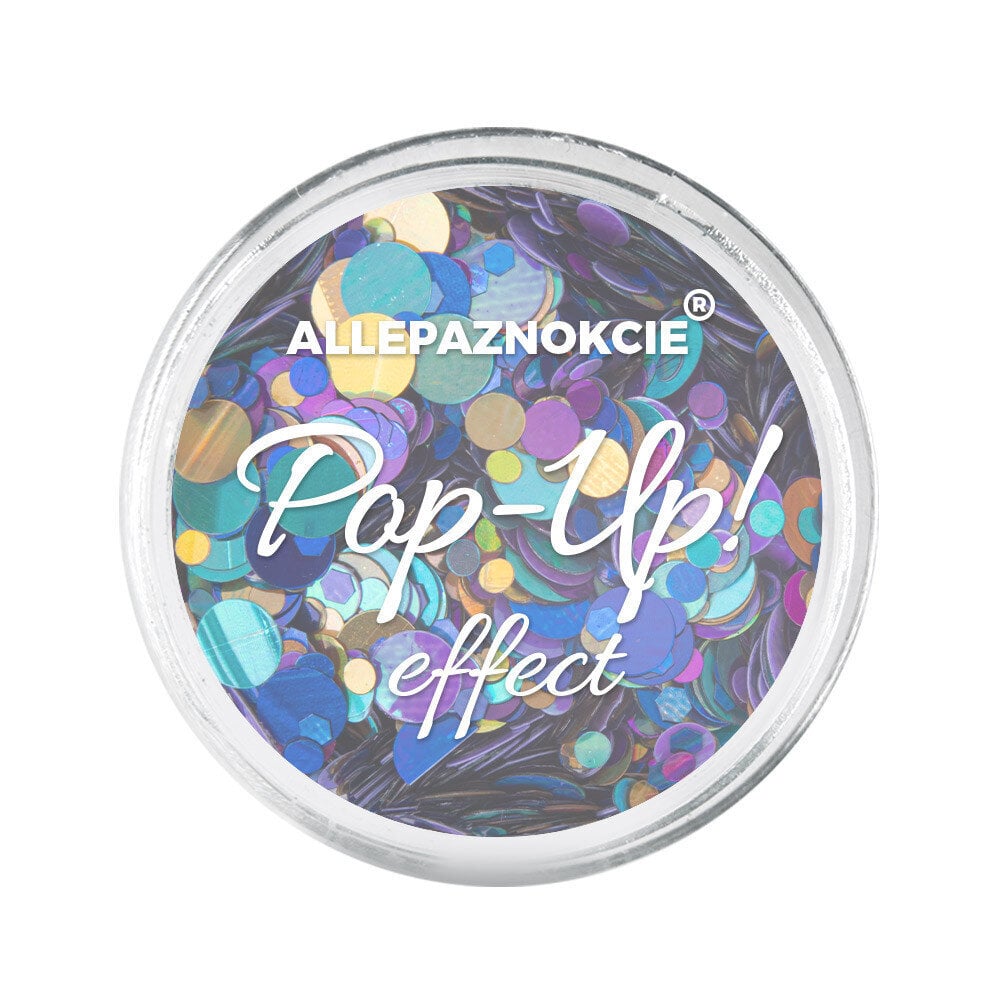 Sädelus küünte kaunistamiseks Allepaznokcie Pop-Up Effect Nr 9 цена и информация | Maniküüri ja pediküüri tarvikud | kaup24.ee