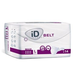 Подгузники Id Expert Belt Maxi L, 14 шт цена и информация | Подгузники, прокладки, одноразовые пеленки для взрослых | kaup24.ee