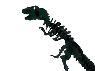 Puidust 3D pusle Dinosaurus hind ja info | Klotsid ja konstruktorid | kaup24.ee