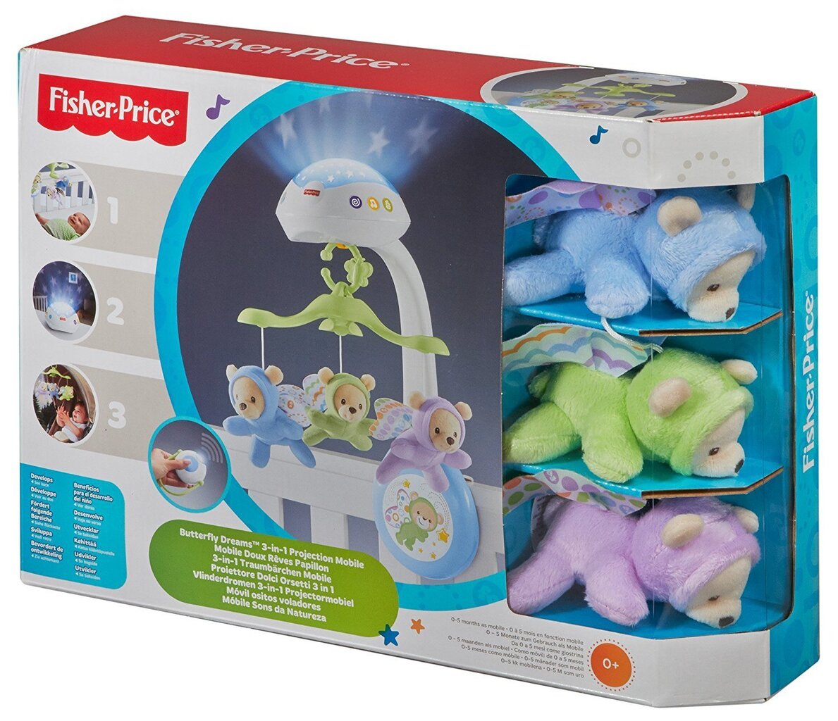 Muusikaline karussell Fisher Price CDN41 hind ja info | Imikute mänguasjad | kaup24.ee