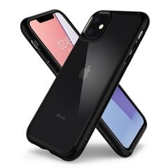 SPIGEN ULTRA HYBRID IPHONE 11 MATTE BLACK цена и информация | Чехлы для телефонов | kaup24.ee