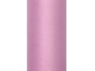 Sile tüll rullis Powder Pink, roosa, 0,3x9 m, 1 tk/9 m hind ja info | Peokaunistused | kaup24.ee