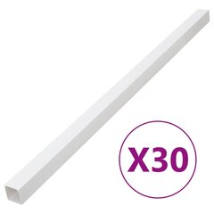 kaablikanal 60x40 mm 30 m PVC цена и информация | Кабели и провода | kaup24.ee