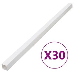 kaablikanal 50x25 mm 30 m PVC цена и информация | Кабели и провода | kaup24.ee