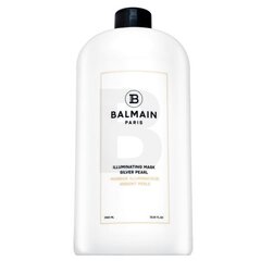 Balmain Illuminating Mask Silver Pearl нейтрализующая маска для платиновых светлых и седых волос 1000 мл цена и информация | Бальзамы, кондиционеры | kaup24.ee