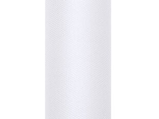 Гладкий тюль на катушке, белый, 0,15x9 м, 1 шт/9 м цена и информация | Праздничные декорации | kaup24.ee