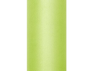 Гладкий тюль, рулон, светло зелёный, 0,15x9 м, 1 шт/9 м цена и информация | Праздничные декорации | kaup24.ee