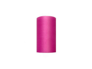 Sile tüll rullis Fuchsia, roosa, 0,08x20 m, 1 tk/20 m hind ja info | Peokaunistused | kaup24.ee