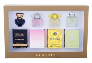 Komplekt Versace naistele: 4 x 5 ml hind ja info | Naiste parfüümid | kaup24.ee