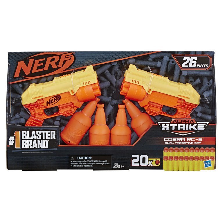 Mängupüssi komplekt Hasbro Nerf Alpha Strike Cobra RC 6 цена и информация | Poiste mänguasjad | kaup24.ee