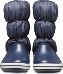 Crocs™ зимние сапоги Winter Puff Boot, Navy/White цена и информация | Детские зимние сапожки | kaup24.ee