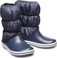 Talvesaapad Crocs™ Winter Puff Boot, Navy/White hind ja info | Laste talvesaapad | kaup24.ee