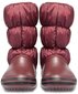 Talvesaapad Crocs™ Winter Puff Boot, Burgundy/Black hind ja info | Laste talvesaapad | kaup24.ee