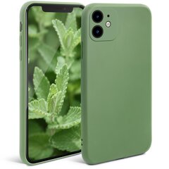 Moozy Minimalist iPhone 11 matt silikoonümbris, Piparmündiroheline hind ja info | Telefoni kaaned, ümbrised | kaup24.ee