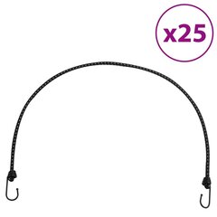 bungee nöör helkurribade ja konksudega 25 tk, 100 cm цена и информация | Палатки | kaup24.ee