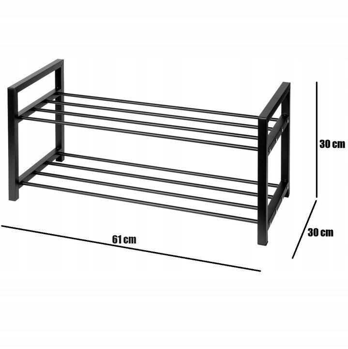 Kingariiul 61 x 30 x 30 cm цена и информация | Jalatsikapid, jalatsiriiulid | kaup24.ee