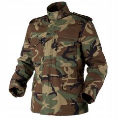 Sõjaline jope, Helikon-Tex, M65 Nyco Sateen, U.S Woodland hind ja info | Meeste joped | kaup24.ee