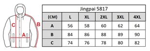 Meeste jope Jingpai 5817, must hind ja info | Meeste joped | kaup24.ee