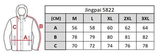 Куртка мужская Jingpai 5822, черная цена и информация | Мужские куртки | kaup24.ee