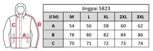 Meeste jope Jingpai 5823, must hind ja info | Meeste joped | kaup24.ee