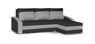 Универсальный угловой диван Bellezza King, черный/серый цена и информация | Угловые диваны | kaup24.ee