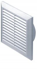 Ventilatsioonivõre valge võrkudega T61 170x170 fi100 цена и информация | Вентиляторы для ванной | kaup24.ee