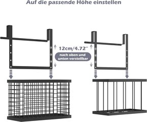 COVAODQ Подвесная корзина с вешалкой, 2 шт. цена и информация | Комплектующие для кухонной мебели | kaup24.ee