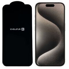 Evelatus Corning Gorilla Ultra 10x ülitugev 3D klaas Apple iPhone 15 hind ja info | Ekraani kaitsekiled | kaup24.ee