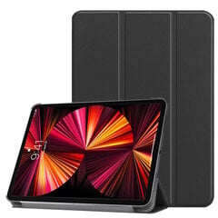 iLike Tri-Fold Тонкий Эко-кожанный Чехол Книжка Apple iPad Pro 11'' 4th Gen (2022) / 2018 / 2020 / 2021 Черный цена и информация | Чехлы для планшетов и электронных книг | kaup24.ee