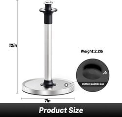 Держатель бумажных полотенец VEHHE цена и информация | Столовые и кухонные приборы | kaup24.ee