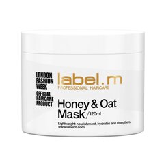 Mask kuivadele juustele kaera ja meega Label.m 120 ml цена и информация | Маски, масла, сыворотки | kaup24.ee