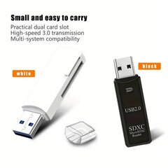 Pakkuge 1.0 USB3.0 ja USB2.0 Mini SD-kaardi lugejat hind ja info | USB jagajad, adapterid | kaup24.ee