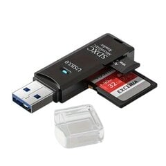 Pakkuge 1.0 USB3.0 ja USB2.0 Mini SD-kaardi lugejat hind ja info | USB jagajad, adapterid | kaup24.ee