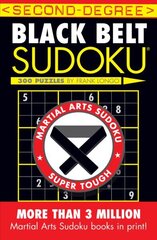 Second-Degree Black Belt Sudoku® цена и информация | Книги о питании и здоровом образе жизни | kaup24.ee