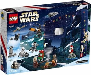 75245 LEGO® Star Wars Адвент-календарь цена и информация | Развивающий мелкую моторику - кинетический песок KeyCraft NV215 (80 г) детям от 3+ лет, бежевый | kaup24.ee