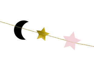 Valguskett Stars and moons, mix, 1,9 m (1 pakk/1 tk) цена и информация | Праздничные декорации | kaup24.ee