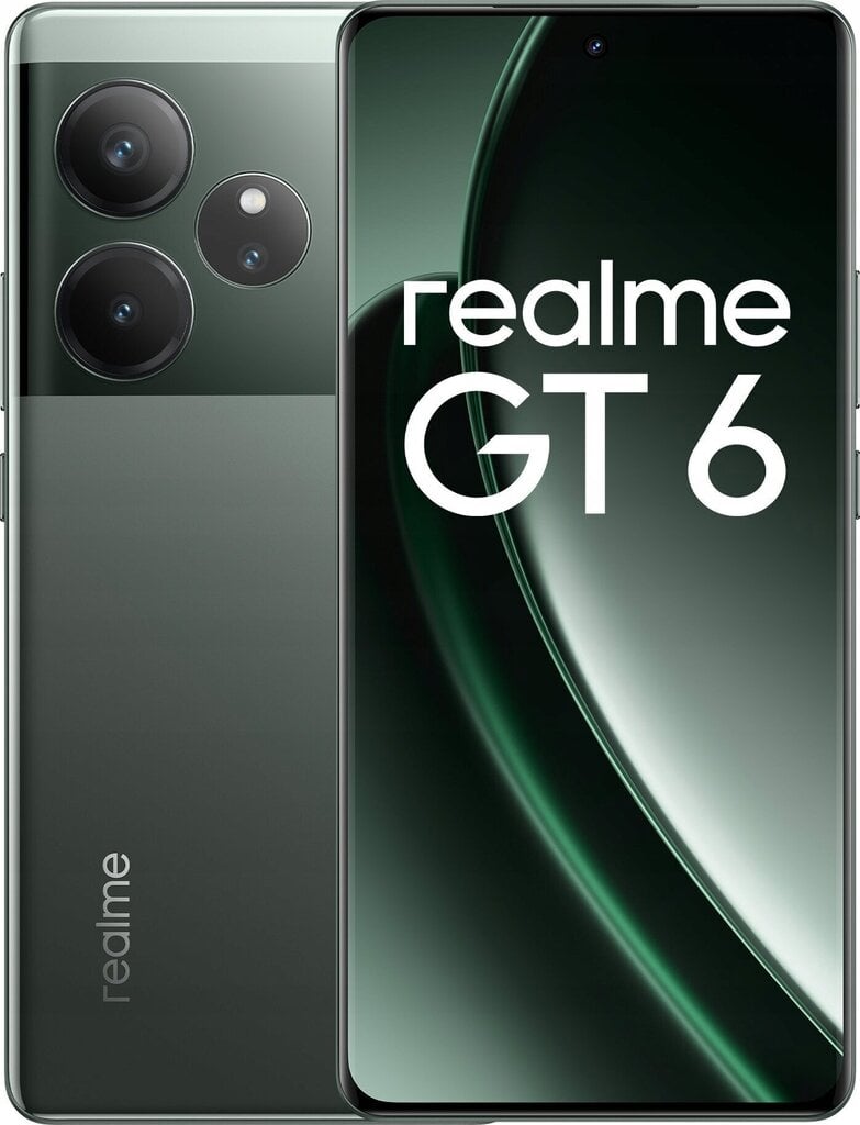 Realme GT6 5G 16/512GB Razor Green цена и информация | Telefonid | kaup24.ee