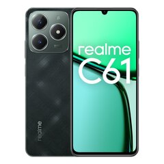 Realme C61 6/256GB Dark Green hind ja info | Telefonid | kaup24.ee