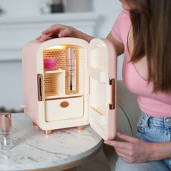 Kosmeetikakülmik koos led peegliga Beautifly Blush, 7 L hind ja info | Meigikotid, lauapeeglid | kaup24.ee