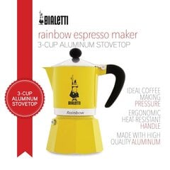 Кофейник Bialetti, желтый- 150ml цена и информация | Чайники, кофейники | kaup24.ee