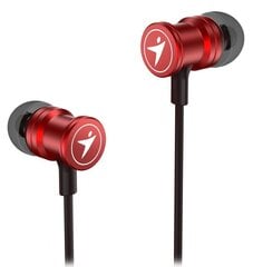 GENIUS peakomplekt HS-M316 METALLIC RED/ červený/ 4 kontaktiga 3,5 mm pesa hind ja info | Kõrvaklapid | kaup24.ee