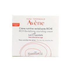 Toitev näokreem Avene Eau Thermale Revitalisante Riche 50 ml цена и информация | Кремы для лица | kaup24.ee