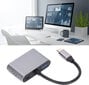 iLike HD5 4in1 konverter USB-C-st Hdmi-ks 4K 30Hz / VGA monitor / USB 3.0 / USB-C PD 100W (OEM) hind ja info | USB jagajad, adapterid | kaup24.ee