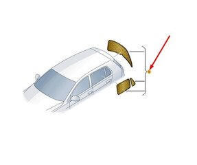 VW POLO AW MK6 tagumine päikesekattekate komplekt 2G0064365 Ehtne hind ja info | Lisaseadmed | kaup24.ee