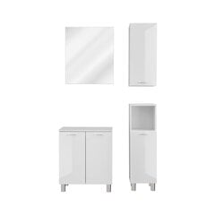 Комплект мебели для ванной NIKA, белый цена и информация | Комплекты в ванную | kaup24.ee